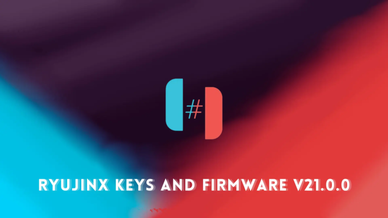 Ryujinx Keys and Firmware